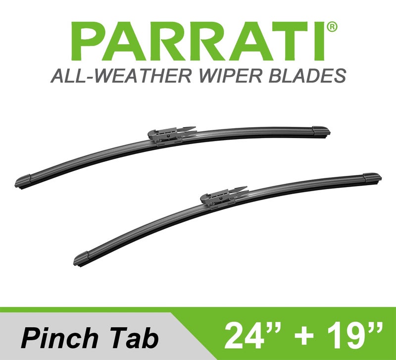 PARRATIÂ® 24 Inch &19 inch of High Performance Premium All-Season Automotive Replacement Front Windshield Wiper Blades for BMW M3 328i M340i 335i 328d, Easy DIY Install(Set of 2) - Image 2